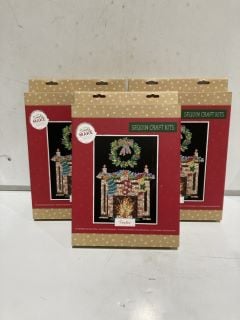 BOX OF SANTA SEQUIN CRAFT KIT