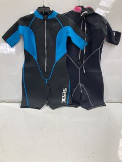 3 X SEAC SENSE FULL 3MM WETSUIT PINK RRP £180