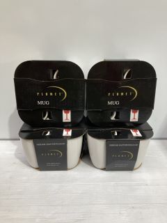 1 X PLANET TM BOX OF WHITE MUGS