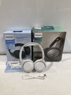 BOX OF ITEMS TO INCLUDE PHILIPS DYNAMIC PERFORMANCE TV LISTENING HEADPHONES RRP £78