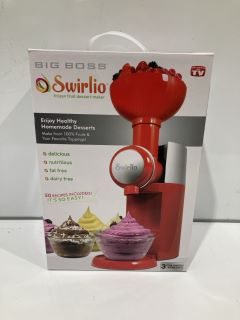 2 X SWIRLO FROZEN FRUIT DESSERT MAKER