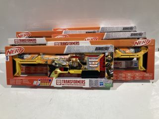 6 X NERF TRANSFORMERS MORE THAN MEETS THE EYE