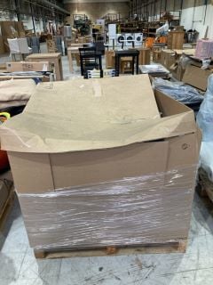 A PALLET OF DISPOSABLE FACE MASKS