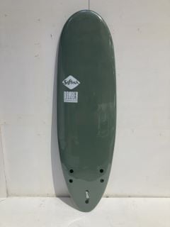 SOFTECH BOMBER 5FT 10 FOAM SURFBOARD GREEN/WHITE RRP £359.95