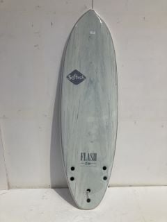 SOFTECH FLASH 5FT 7 FOAM SURFBOARD WHITE MARBLE RRP £340