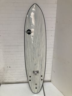 SOFTECH FLASH ERIC GEISELMAN 7FT SOFT SURFBOARD WHITE MARBLE RRP £364.95