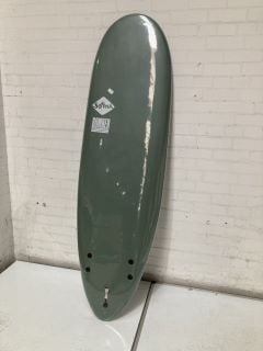 SOFTECH BOMBER SOFT SURFBOARD 6FT 4 FCS II SMOKE GREEN/WHITE RRP £409.95