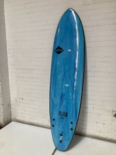 SOFTECH FLASH ERIC GEISELMAN FCS II 7FT SURFBOARD AQUA BLUE RRP £354.95