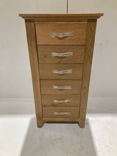 HALLOWOOD FURNITURE CAMBERLEY OAK CHEST OF DRAWERS RRP £340