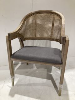 ITEM ABETO RATAN CHAIR DARK GRAY