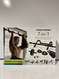 3 X PRO FORM  7 IN 1 BODY BUILDING SYSTEM TOTAL RRP £90