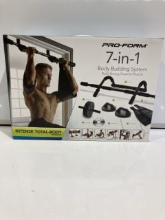 3 X PRO FORM  7 IN 1 BODY BUILDING SYSTEM TOTAL RRP £90