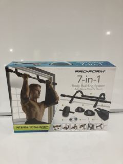 3 X PRO FORM 7 IN 1 BODY BUILDING SYSTEM TOTAL RRP £90