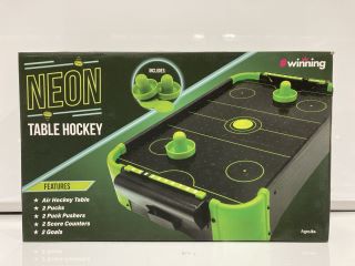 QTY OF ITEMS TO INCLUDE NEON TABLE HOCKEY