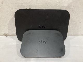 BOX OF ITEMS TO INCLUDE SKY Q BOX