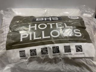 BOX OF BHS HOTEL PILLOWS