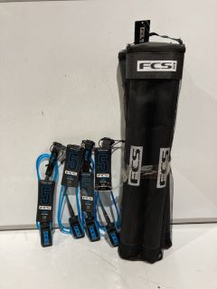 FCS RACK TUBES+X4 FCSCOMP LEASH