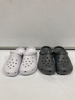 ITEMS TO INCLUDE WHITE CROCS SIZE 6