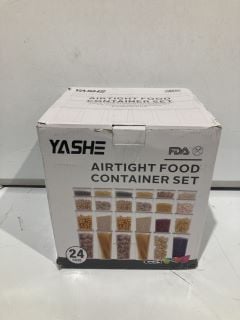 BOX OF ITEMS TO INCLUDE AIRTIGHT FOOD CONTAINER SET