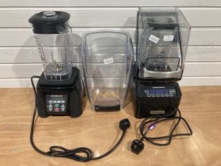 HAMILTON BEACH COMMERCIAL BLENDER BLACK MODEL: GB34 & WARING COMMERCIAL XTREME BLENDER BLACK MODEL: MX1500XT12CK