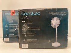 2 X CECOTEC ENERGYSILENCE 535 2IN1 FLOOR AND TABLE FAN. 40 W POWER, DIAMETER 16", 5 BLADES, HEIGHT ADJUSTABLE UP TO 115 CM, 3 SPEEDS, AUTOMATIC OSCILLATION 75º - LOCATION 26A.