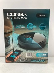 CECOTEC ROBOT HOOVER AND FLOOR MOPPER CONGA ETERNAL MAX TITANIUM. POWER 3000 PA, AUTONOMY 110MIN, PROGRAMMING, 3 LEVELS OF POWER AND SCRUBBING, APP, MULTIFUNCTION BRUSH, 05844 (TOTAL P.V.P 159€) - LO