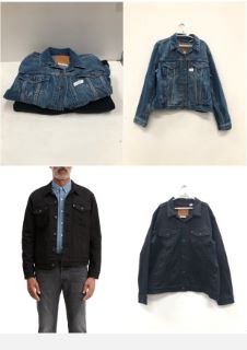 2 X LEVIS JACKETS VARIOUS MODELS AND SIZES INCLUDING SIZE M-LOCATION 2A.