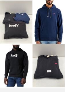 3 X LEVIS SWEATSHIRTS VARIOUS SIZES AND MODELS INCLUDING BLACK SWEATSHIRT SIZE L - LOCATION 23A.