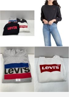 4 X LEVIS SWEATSHIRTS VARIOUS SIZES AND MODELS INCLUDING BLACK SWEATSHIRT SIZE L - LOCATION 23A.