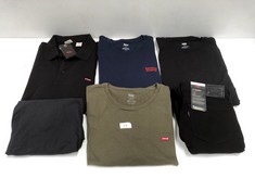 6 X LEVIS CLOTHING VARIOUS SIZES AND MODELS INCLUDING GREEN SHIRT SIZE XXL - LOCATION 39A.