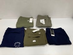 5 X JACK AND JONES CLOTHING VARIOUS SIZES AND MODELS INCLUDING NAVY BLUE TROUSERS SIZE 42 - LOCATION 52A.