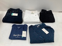 5 X PEPE JEANS GARMENTS VARIOUS SIZES AND MODELS INCLUDING BLUE DRESS SIZE XL - LOCATION 40A.