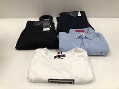 5 X TOMMY HILFIGER CLOTHING VARIOUS MODELS AND SIZES INCLUDING WHITE T-SHIRT SIZE L-LOCATION 8A.