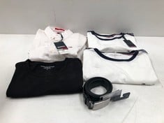 5 X TOMMY HILFIGER CLOTHING VARIOUS MODELS AND SIZES INCLUDING WHITE T-SHIRT SIZE XL-LOCATION 4A.