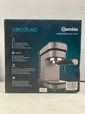 COFFEE MAKER CECOTEC CUMBIA CAFELIZZIA CAFELIZZIA 390 GRAY 1350W - LOCATION 29B.