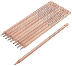 20 X AWARE, FSC CERTIFIED FSC WOOD PENCILS NO. 2 WITH POINT, PACK OF 10 (SEALED) - LOCATION 30B.