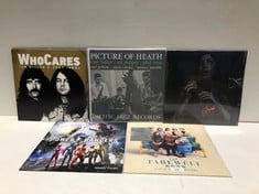 5 X VINYL VARIOUS ARTISTS INCLUDING BRIAN TYLER-LOCATION 6B.