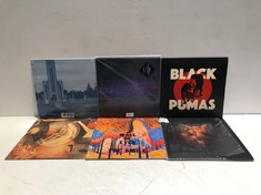 6 X VINYL VARIOUS ARTISTS INCLUDING BLACK PUMAS-LOCATION 3B.