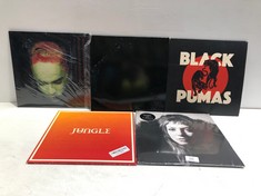 5 X VINYL VARIOUS ARTISTS INCLUDING BLACK PUMAS-LOCATION 3B.