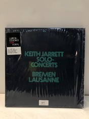 VINYL KEITH JARRET SOLO CONCERTS BREMEN LAUSANNE - LOCATION 11B.