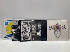 6 X VINYLS VARIOUS ARTISTS INCLUDING LOVE WAVE - LOCATION 23B.