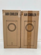 2 X AIR COOLER MODEL BFK2101R 80W WHITE - LOCATION 25A.