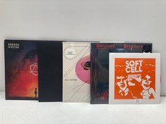 5 X VINYLS VARIOUS ARTISTS INCLUDING PERMANENT PARALYSIS - LOCATION 31B.