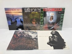 5 X VINYL VARIOUS ARTISTS INCLUDING ROXY MUSIC - LOCATION 43B.