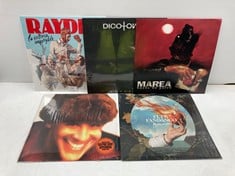 5 X VINYL VARIOUS ARTISTS INCLUDING TIDE- LOCATION 47B.