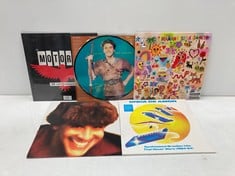 5 X VINYL VARIOUS ARTISTS INCLUDING MEN G-LOCATION 47B.