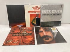 5 X VINYL VARIOUS ARTISTS INCLUDING FRANK ZAPPA - LOCATION 47B.