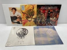 5 X VINYL VARIOUS ARTISTS INCLUDING IRON MAIDEN - LOCATION 47B.