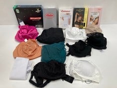 15 X UNDERWEAR VARIOUS MODELS AND SIZES INCLUDING BLACK BRA SIZE 80E BRAND PLAYTEX - LOCATION 52B.