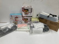 9 X HOUSEHOLD ITEMS INCLUDING MICROWAVE STEAMER - LOCATION 40B.